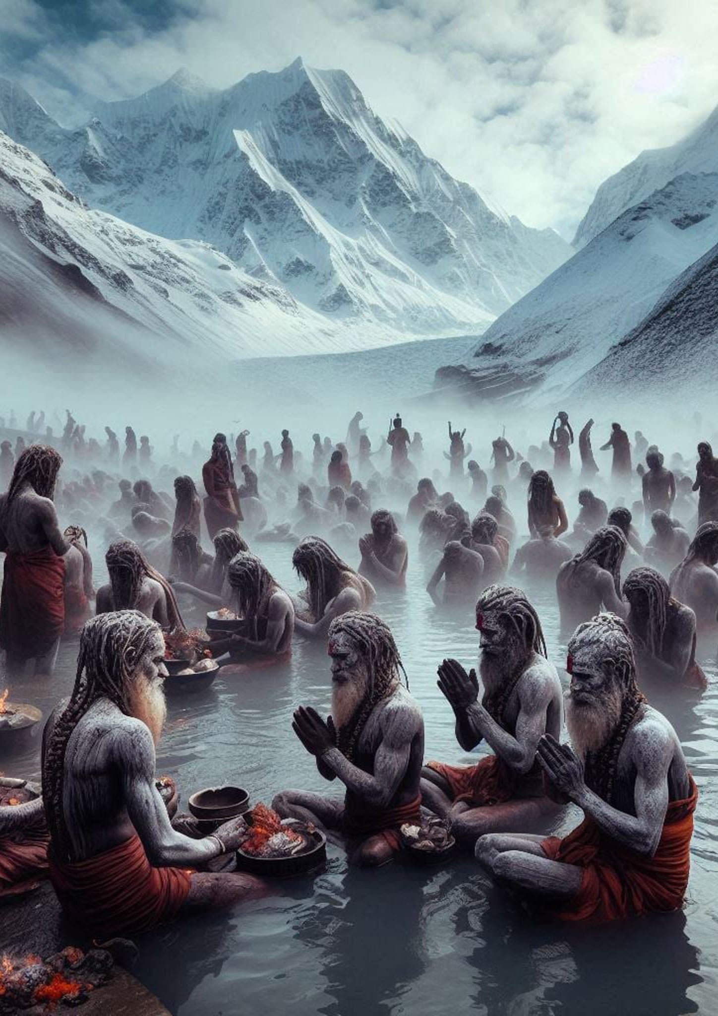 Kumbh Amrit Snan in Himalayas by Mahasiddhs