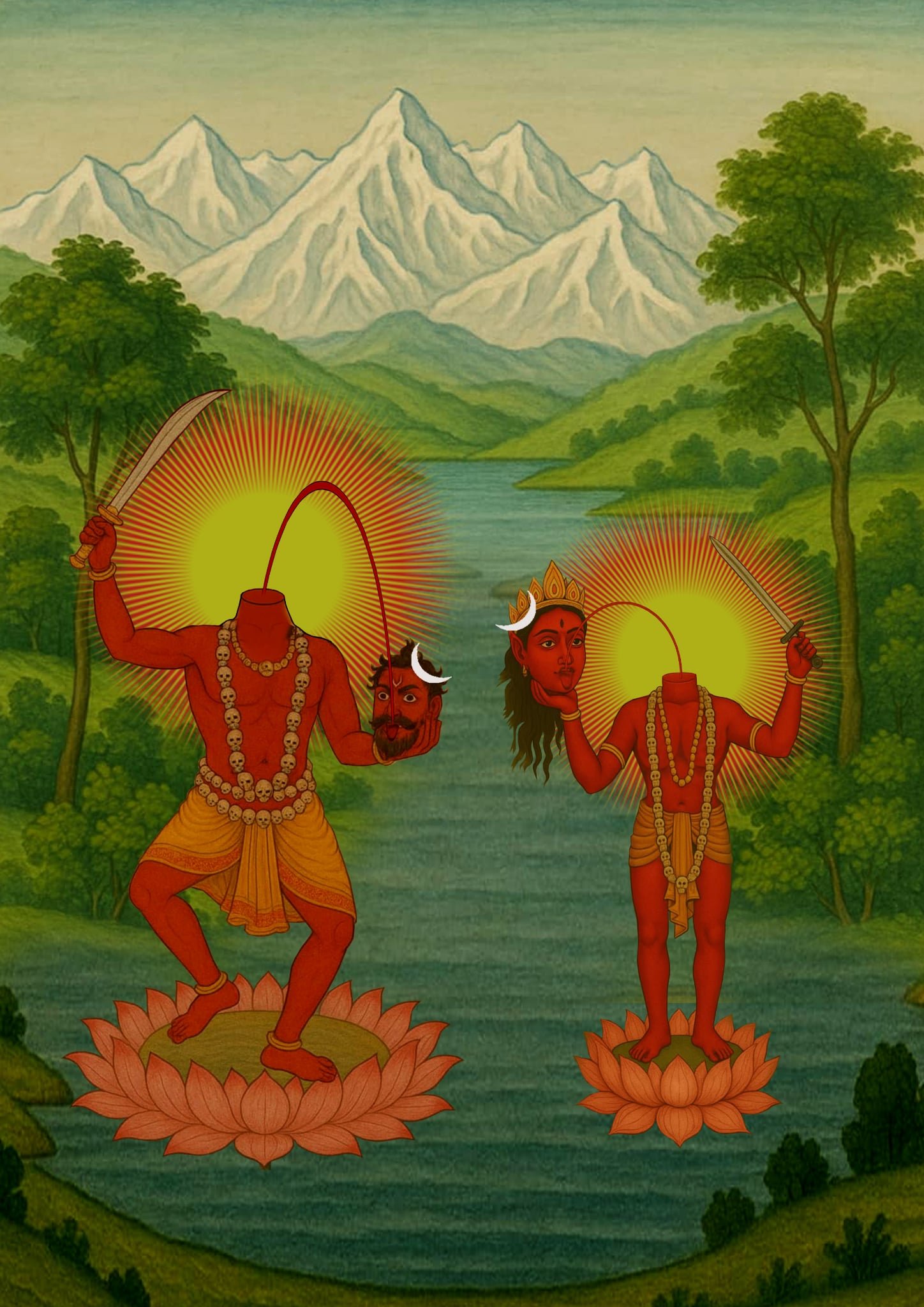 Vajra Vairochani & Kabandha Bhairava Shiva