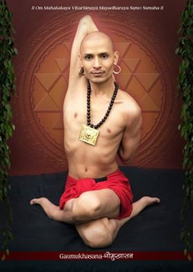 Ishaputra practicing Vrata Ashtanga Yoga In Delhi 2018.
