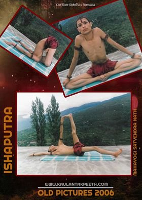 Ishaputra practicing Vrata Ashtanga Yoga In Kullu Himachal Pradesh 2006