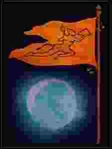 Painting of Tantric Hanumanat Dhwaja (Flag)