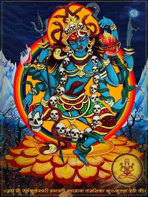 An Image of Tamsic Kurukulla Devi