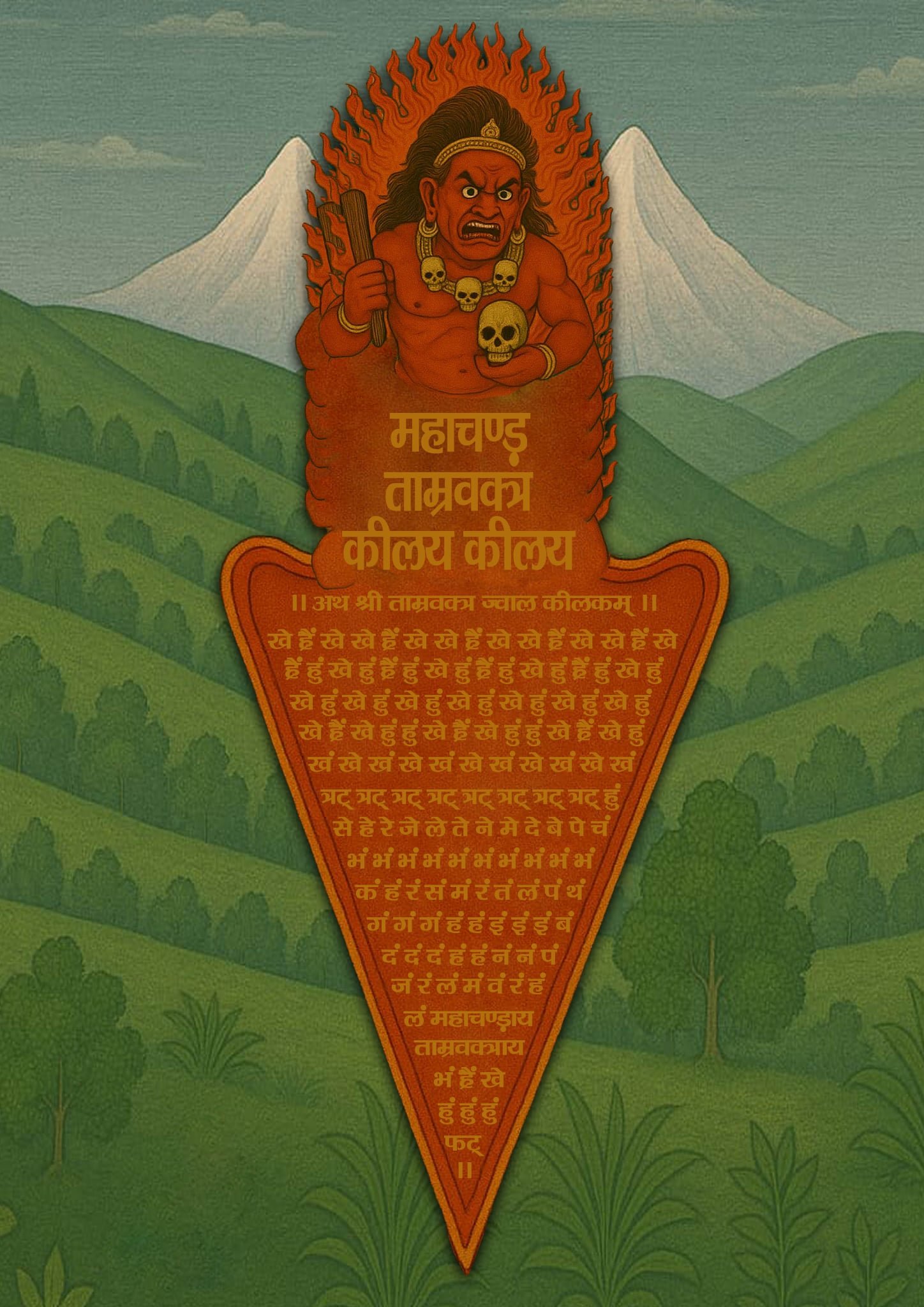 Tāmravaktra Jwāla Keelaka