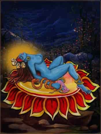 An Image of Kala Ratri Devi Ji
