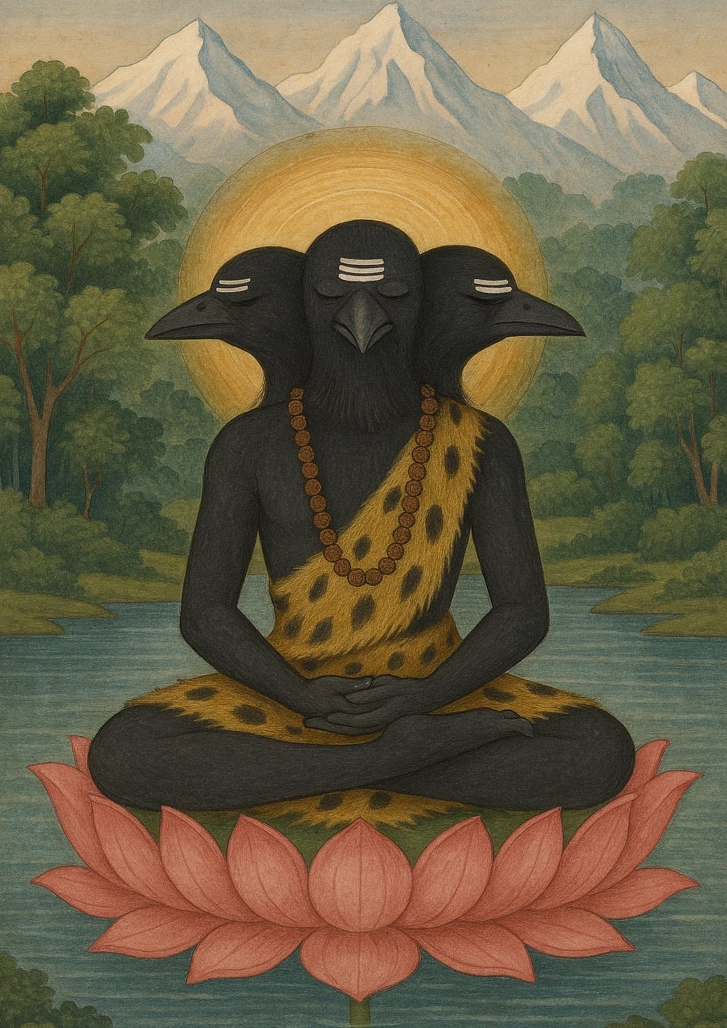 Trikaak Gana Of Swachchhnada Bhairava Shiva