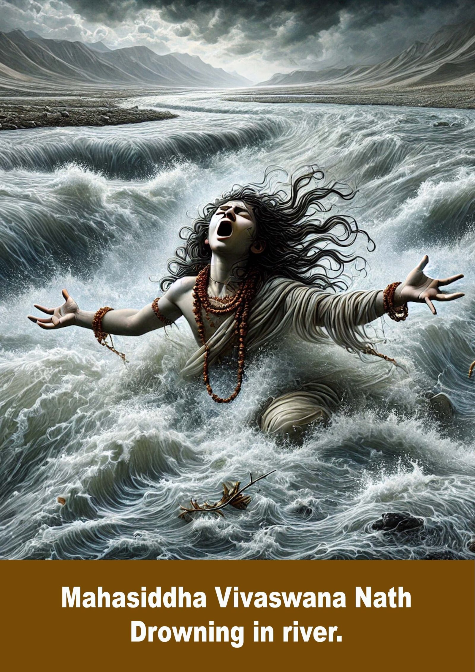 Mahasiddha Vivaswana Nath Drowning in river.