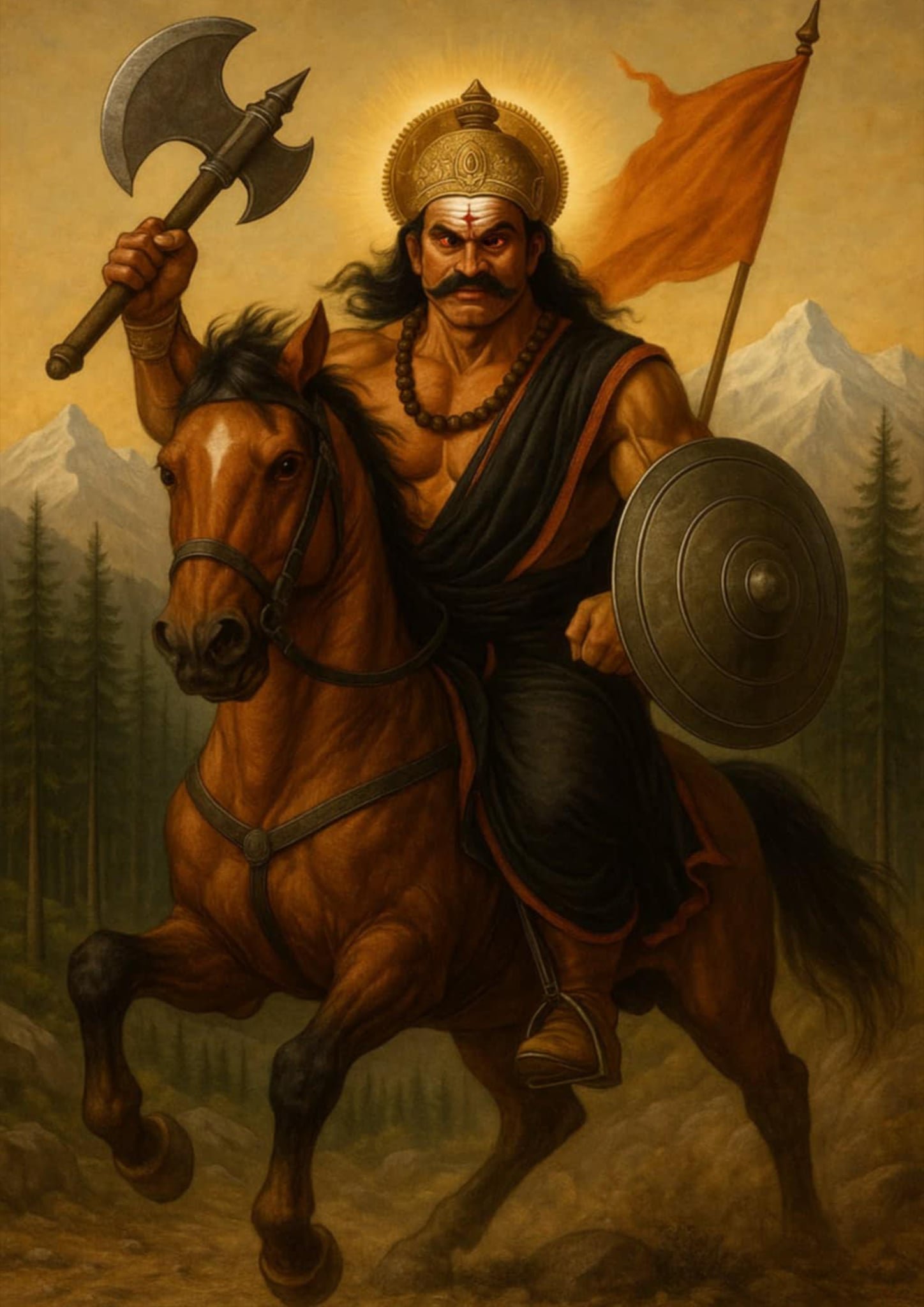 Vanshira As a Warrior Bhairav.